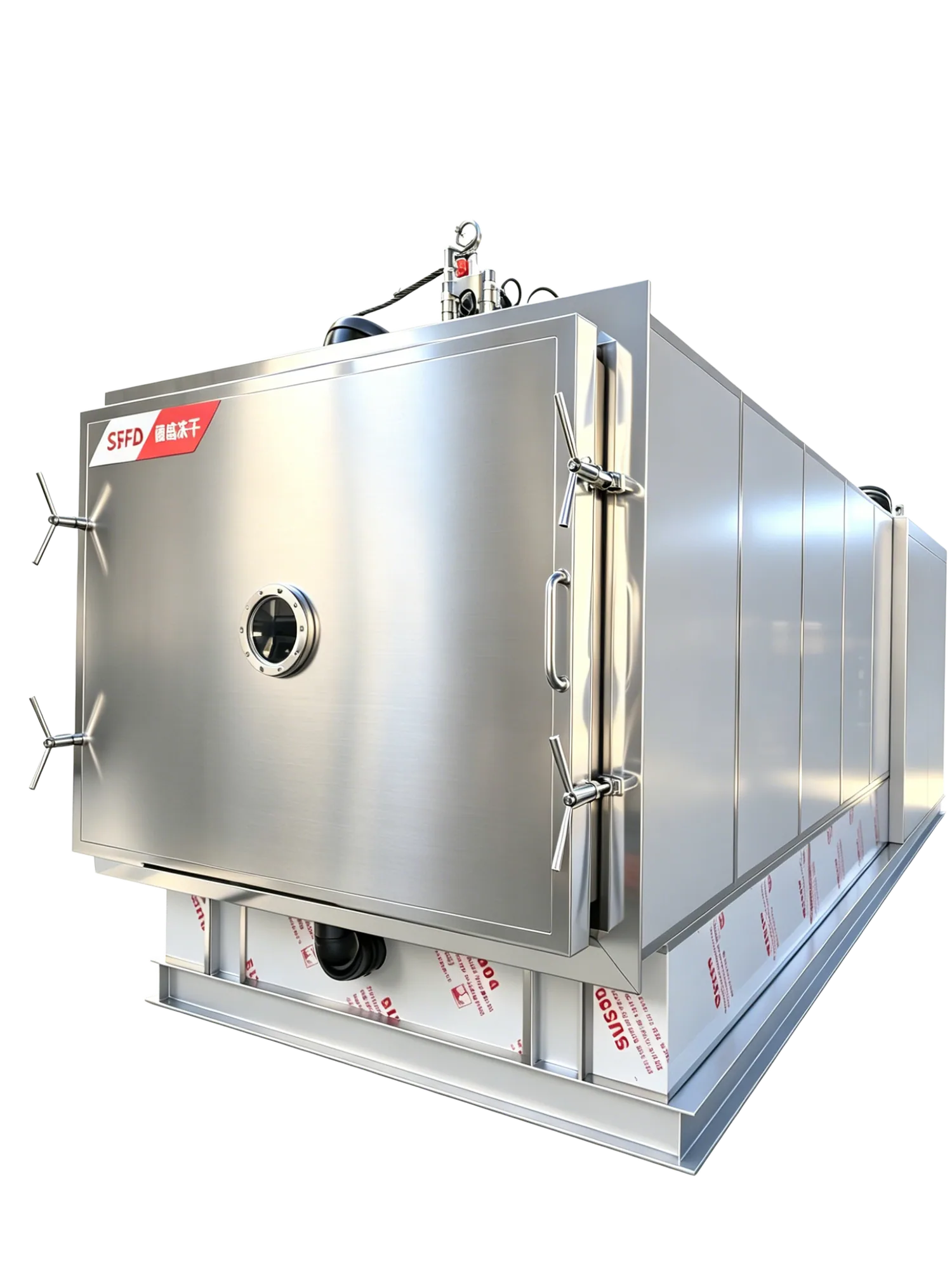 Food freeze dryer system boundary