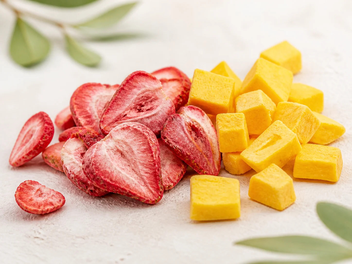 Fruit snacks freeze-drying application