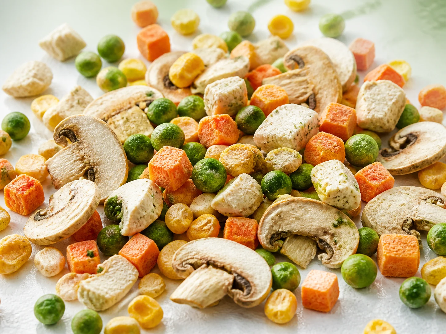 Prepared food freeze-drying application