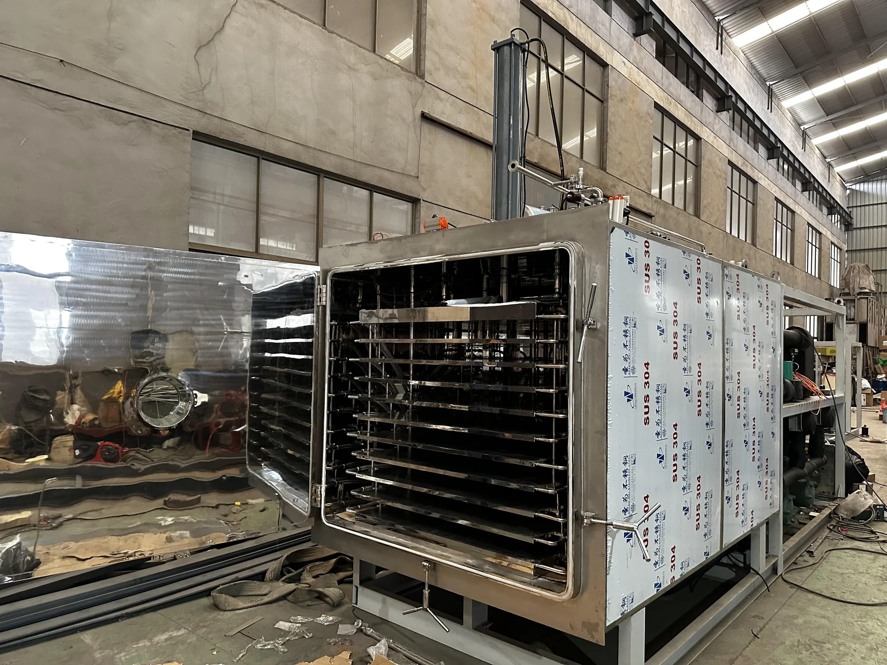 SHENSHENG equipment photographed during project delivery